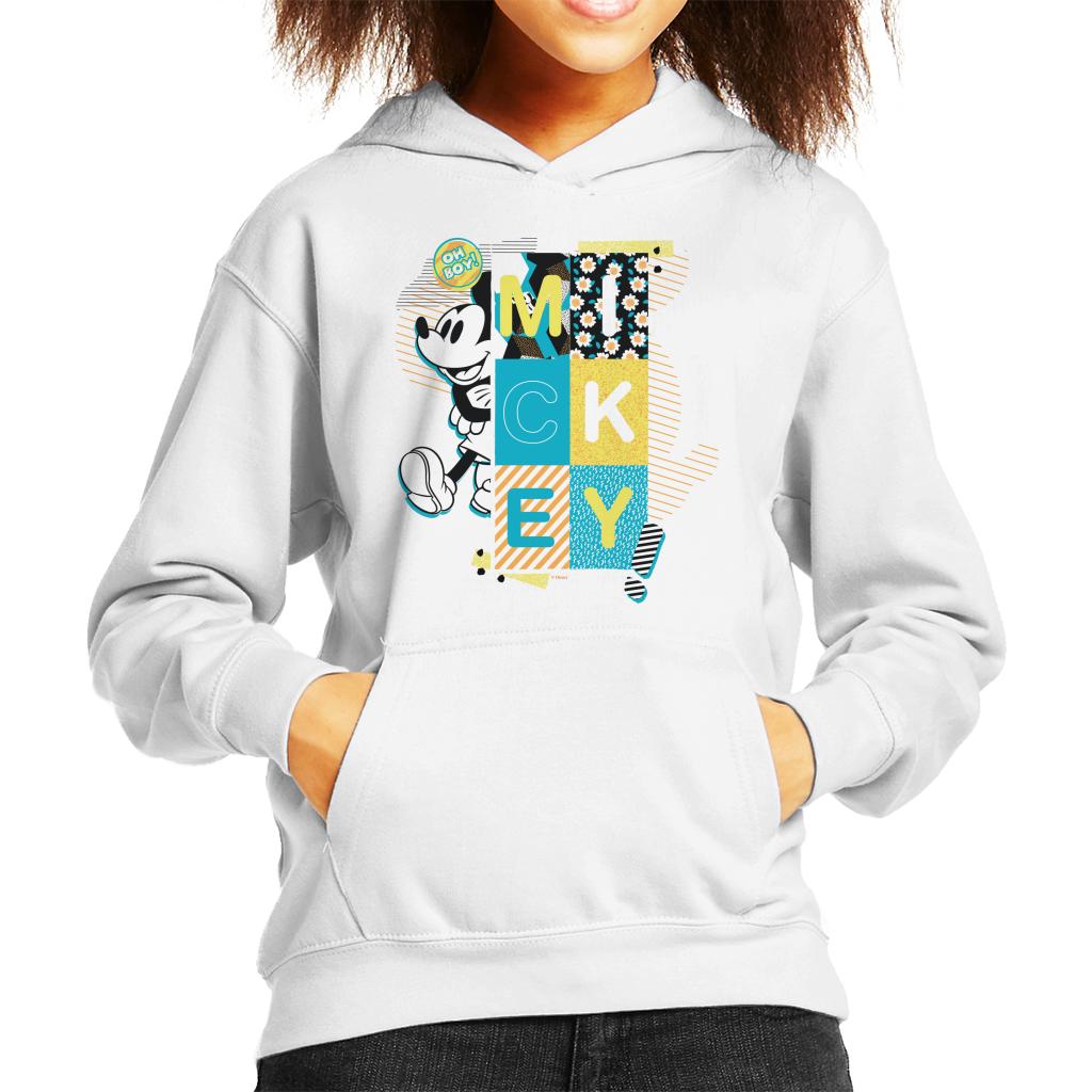 Disney Mickey Mouse Oh Boy Pop Art Kid's Hooded Sweatshirt product image 4