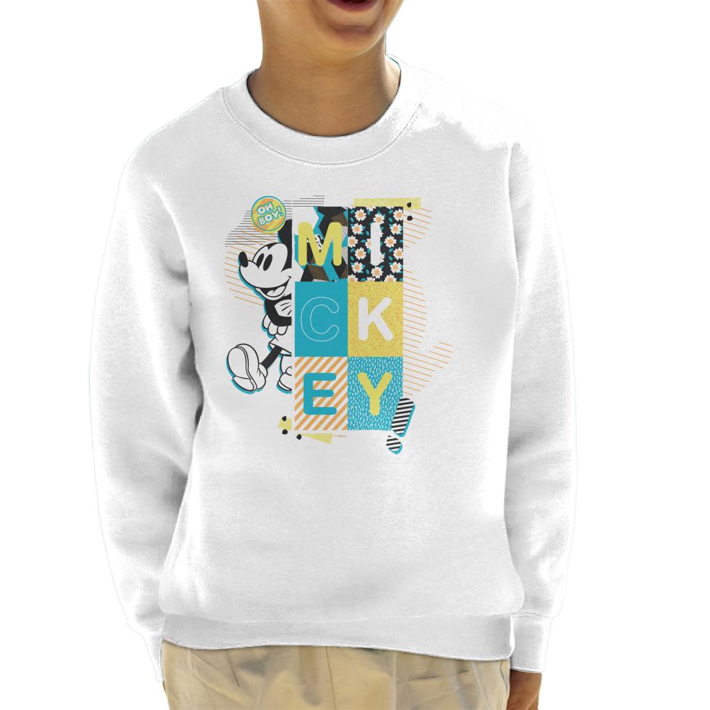 Disney Mickey Mouse Oh Boy Pop Art Kid's Sweatshirt product image 4