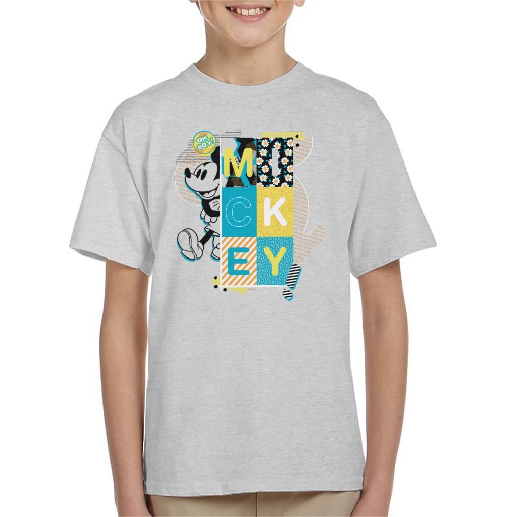 Disney Mickey Mouse Oh Boy Pop Art Kid's T-Shirt product image 1