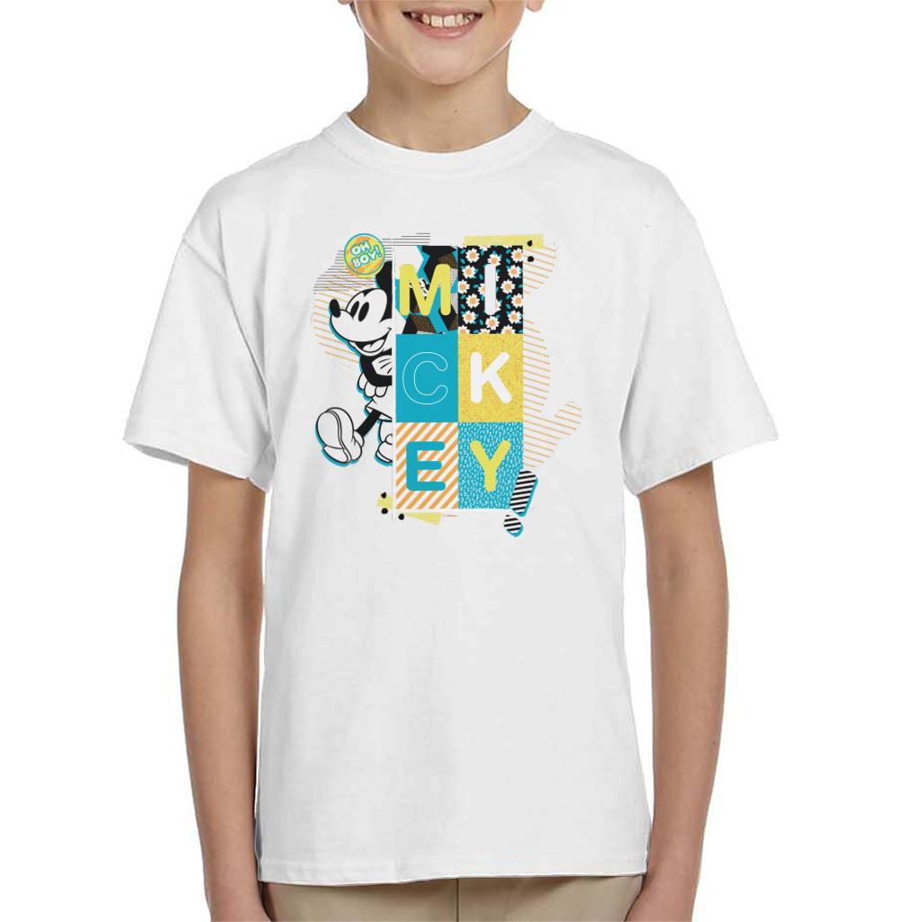 Disney Mickey Mouse Oh Boy Pop Art Kid's T-Shirt product image 4