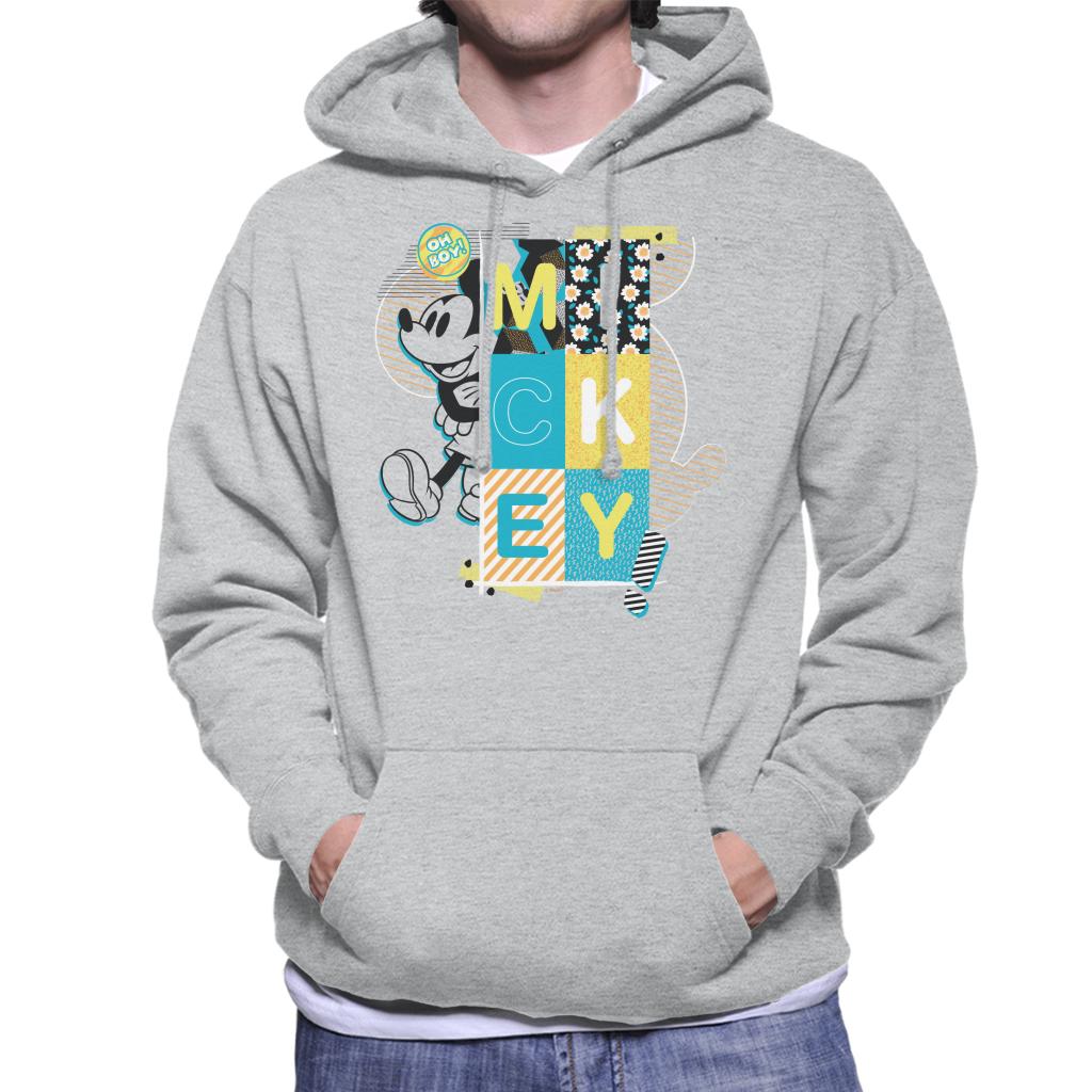 Disney Mickey Mouse Oh Boy Pop Art Men's Hooded Sweatshirt product image 1