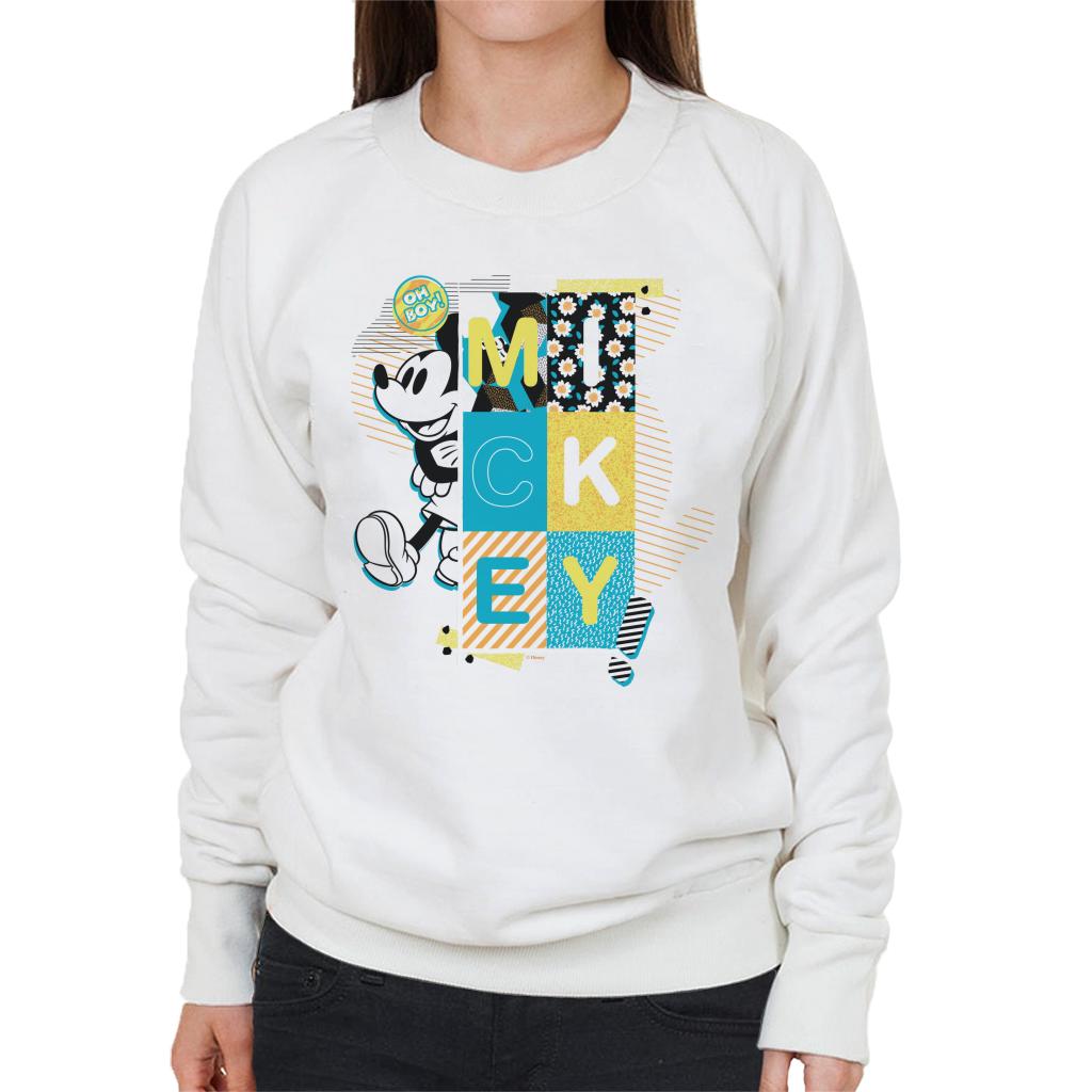 Disney Mickey Mouse Oh Boy Pop Art Women's Sweatshirt product image 4