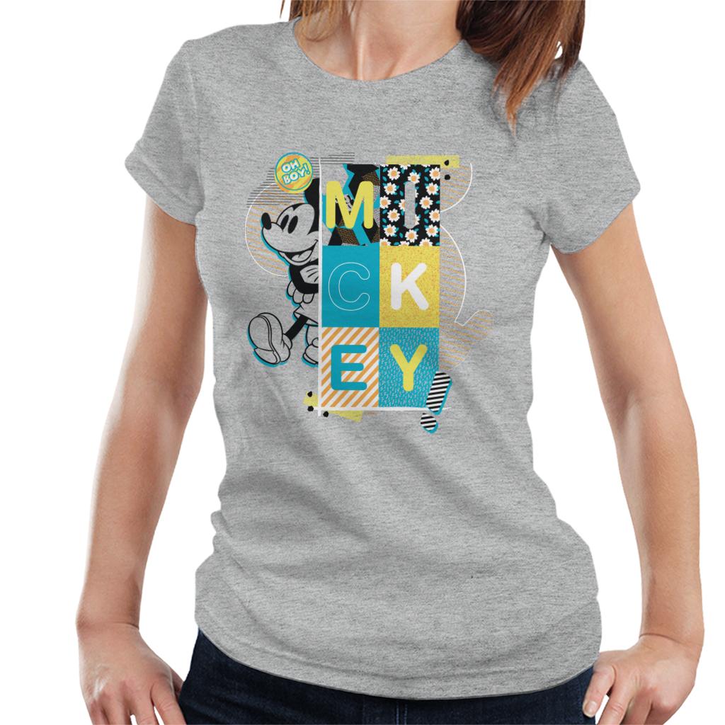Disney Mickey Mouse Oh Boy Pop Art Women's T-Shirt product image 1