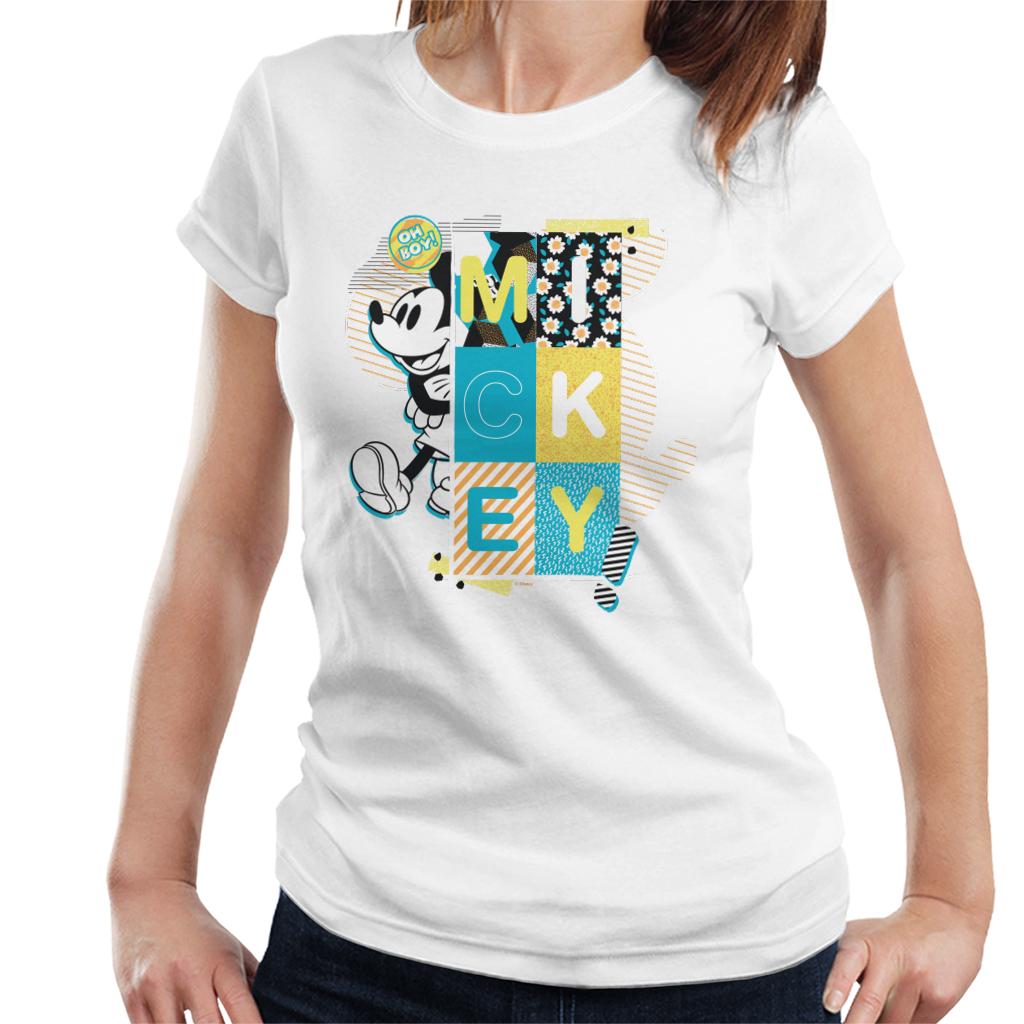 Disney Mickey Mouse Oh Boy Pop Art Women's T-Shirt product image 4