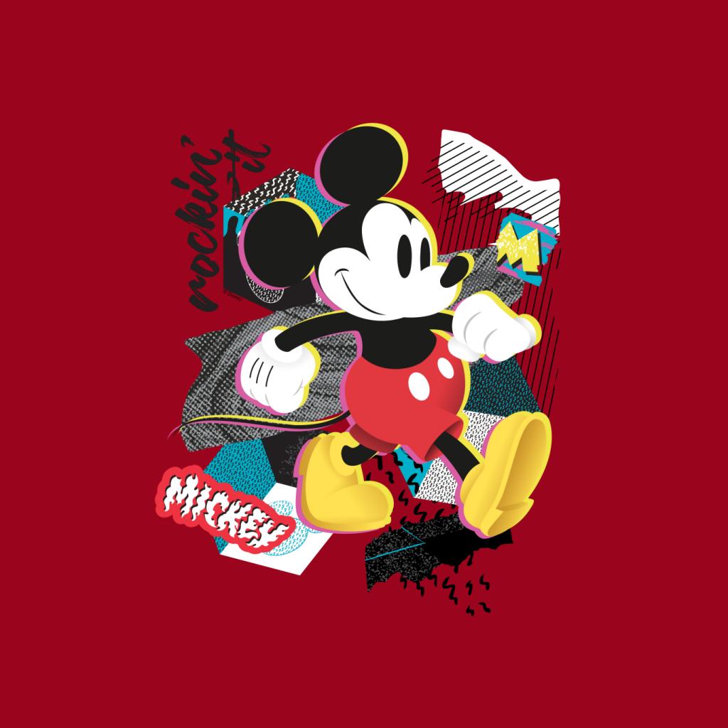 Disney Mickey Mouse Retro Pop Art Men's Hooded Sweatshirt product image 7