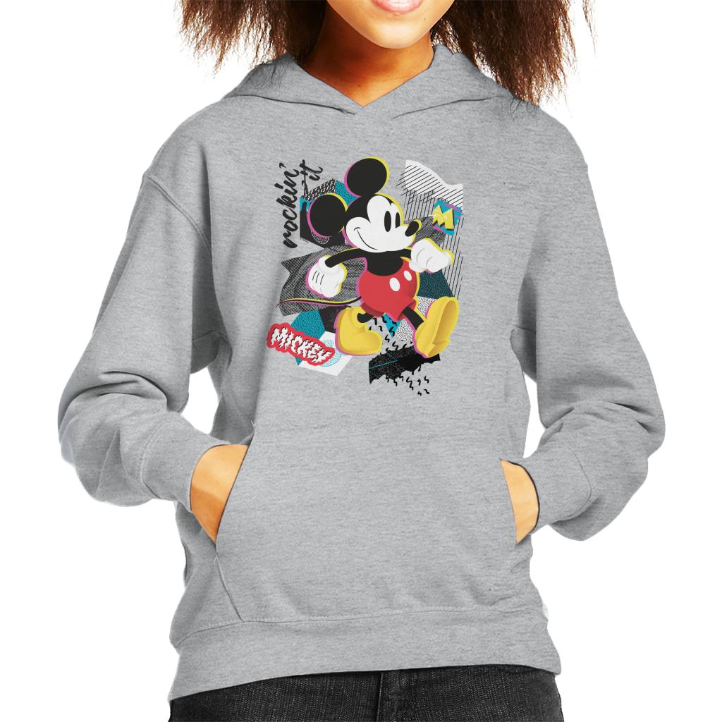 Disney Mickey Mouse Retro Pop Art Kid's Hooded Sweatshirt product image 1