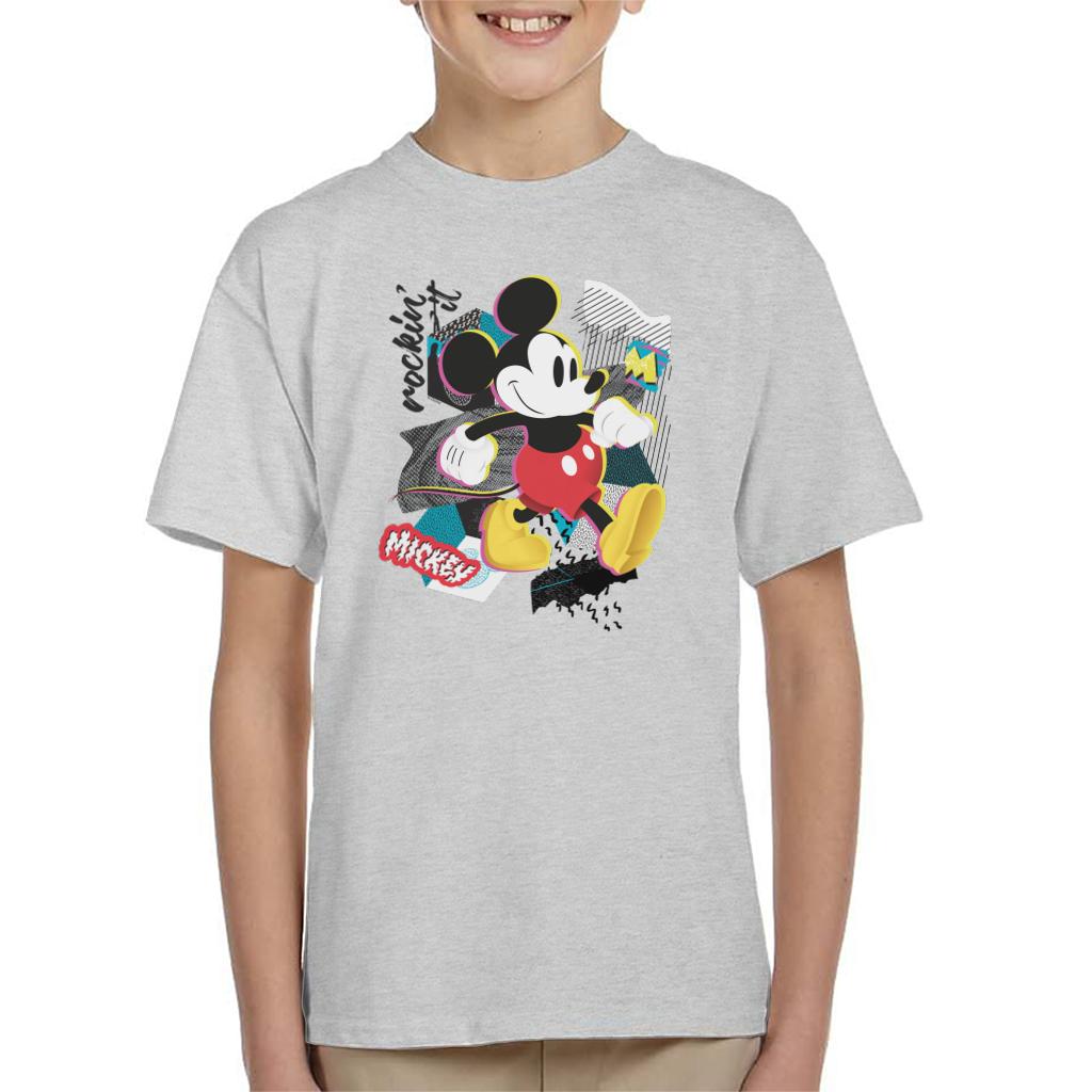 Disney Mickey Mouse Retro Pop Art Kid's T-Shirt product image 1