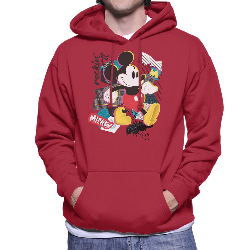 Disney Mickey Mouse Retro Pop Art Men's Hooded Sweatshirt product image 6