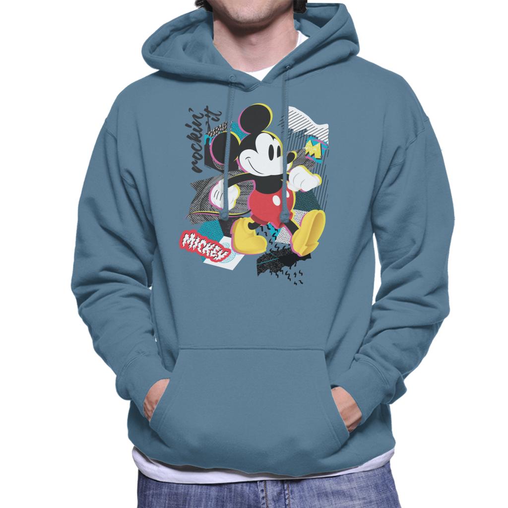 Disney Mickey Mouse Retro Pop Art Men's Hooded Sweatshirt product image 4