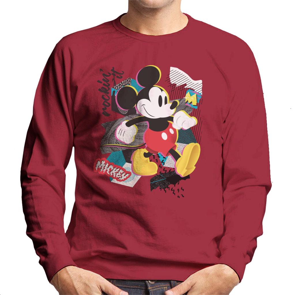 Disney Mickey Mouse Retro Pop Art Men's Sweatshirt product image 6