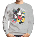 Disney Mickey Mouse Retro Pop Art Men's Sweatshirt product image 1
