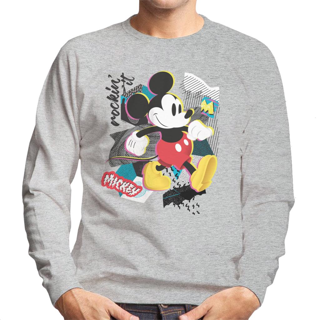 Disney Mickey Mouse Retro Pop Art Men's Sweatshirt product image 1