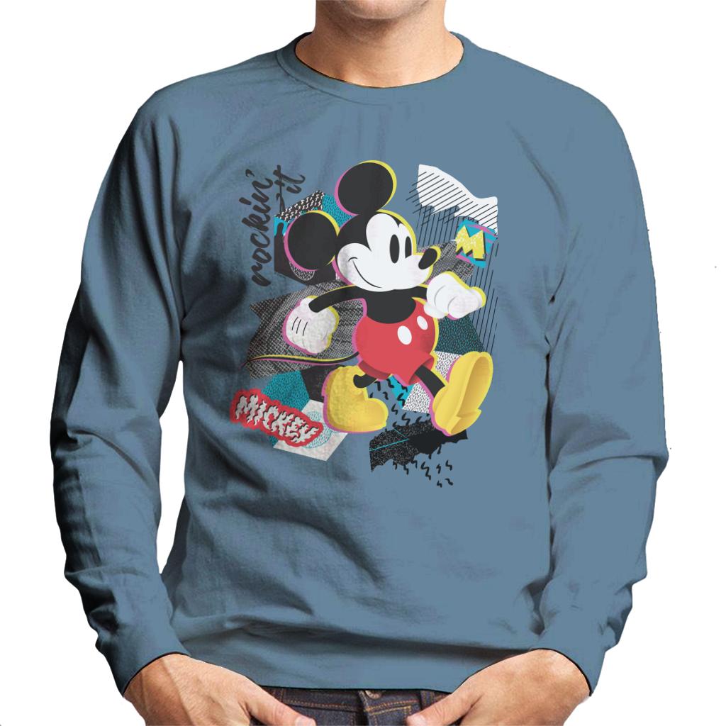 Disney Mickey Mouse Retro Pop Art Men's Sweatshirt product image 4