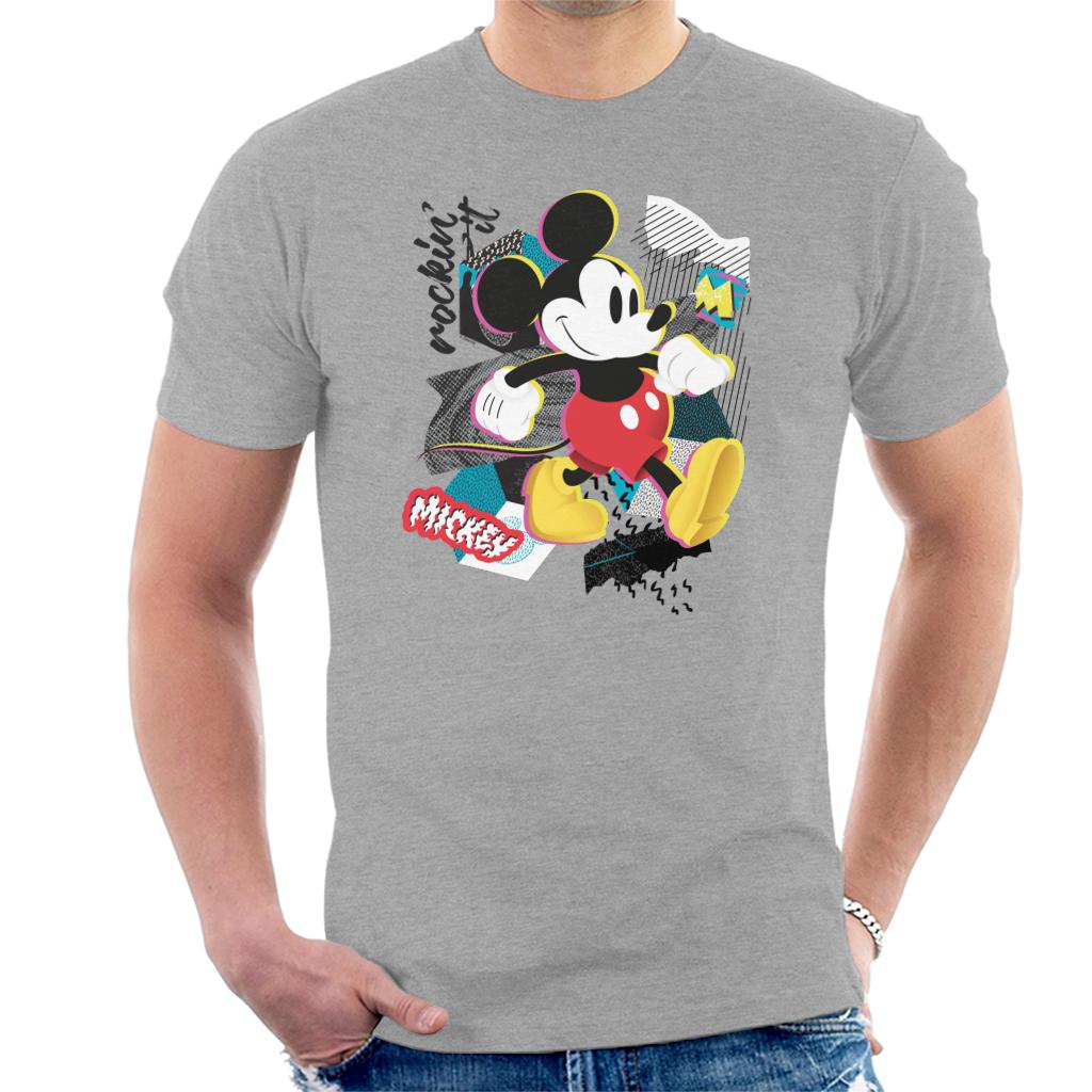 Disney Mickey Mouse Retro Pop Art Men's T-Shirt product image 1