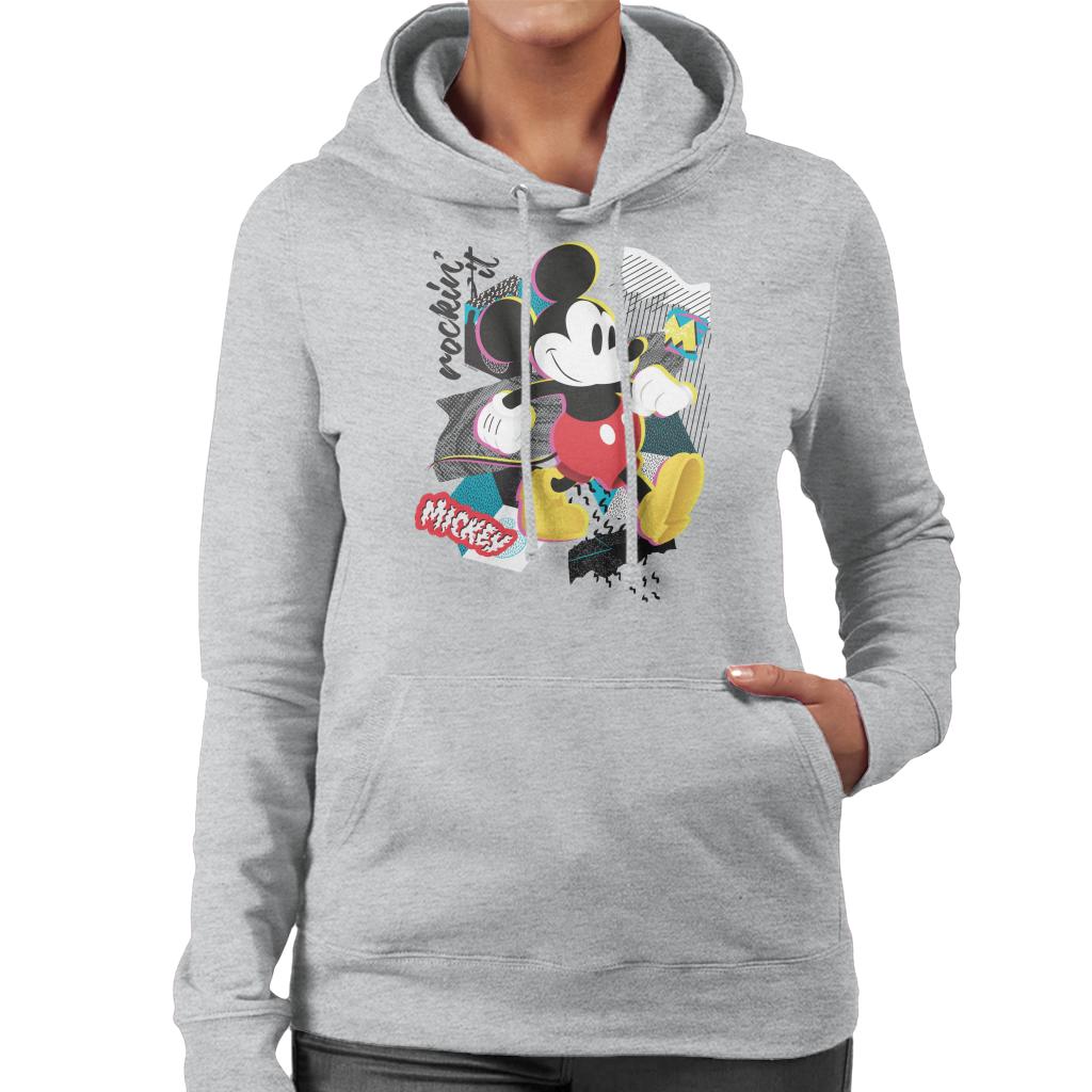 Disney Mickey Mouse Retro Pop Art Women's Hooded Sweatshirt product image 1
