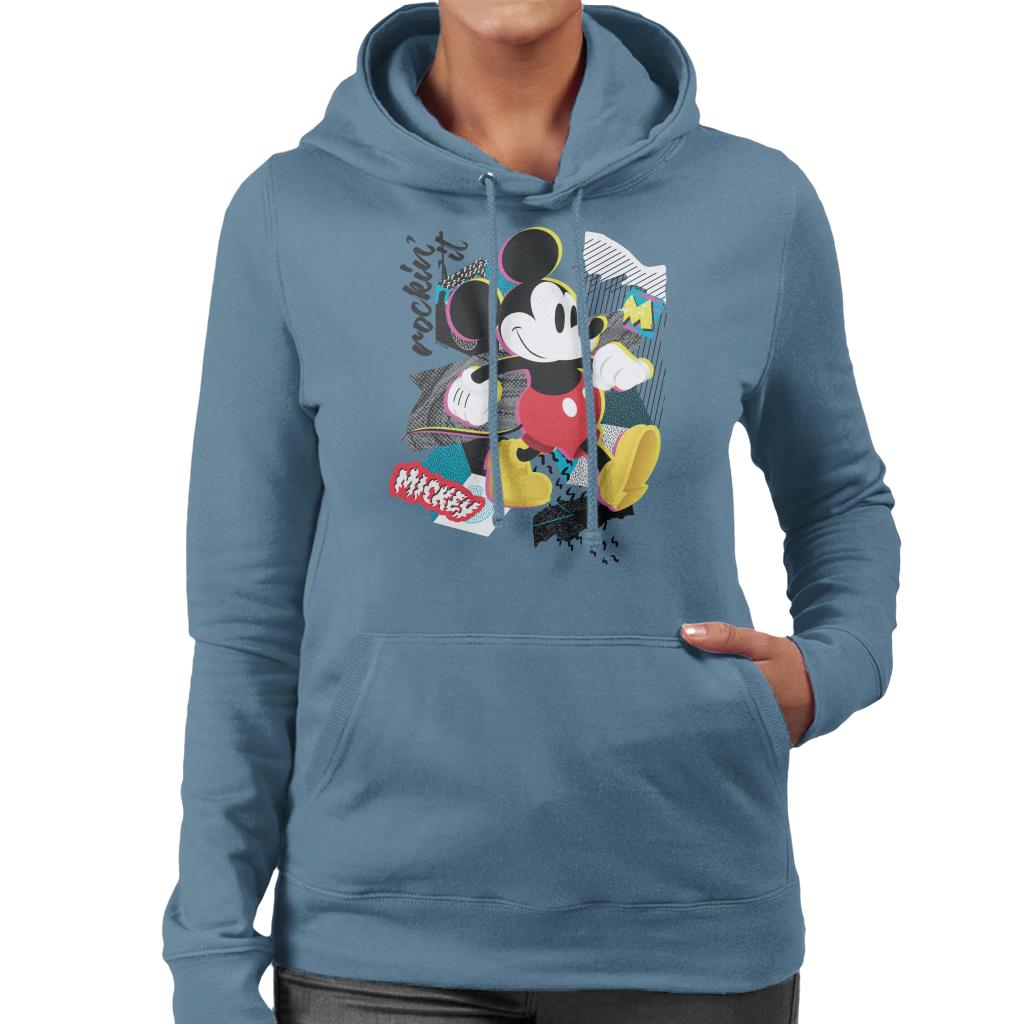 Disney Mickey Mouse Retro Pop Art Women's Hooded Sweatshirt product image 4