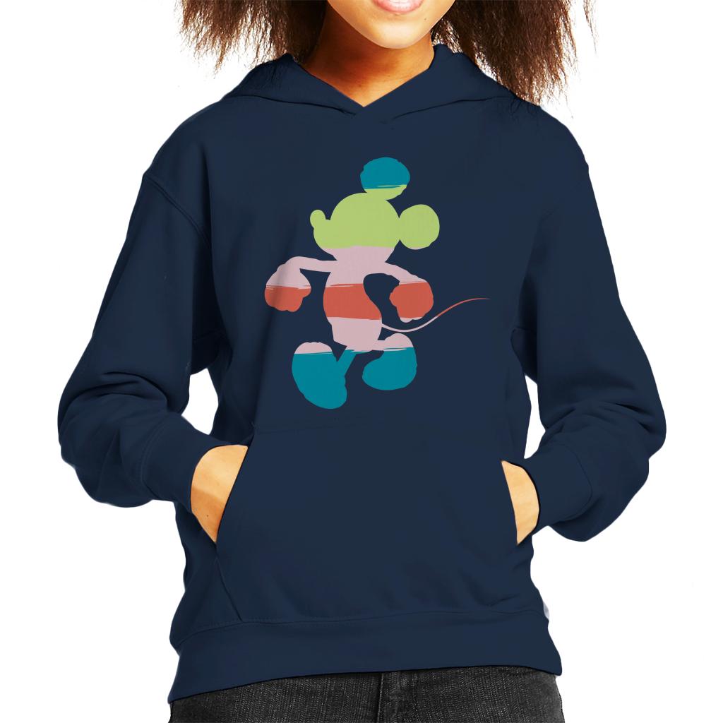 Disney Mickey Mouse Colour Silhouette Kid's Hooded product image 4