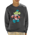 Disney Mickey Mouse Colour Silhouette Kid's Sweatshirt product image 1