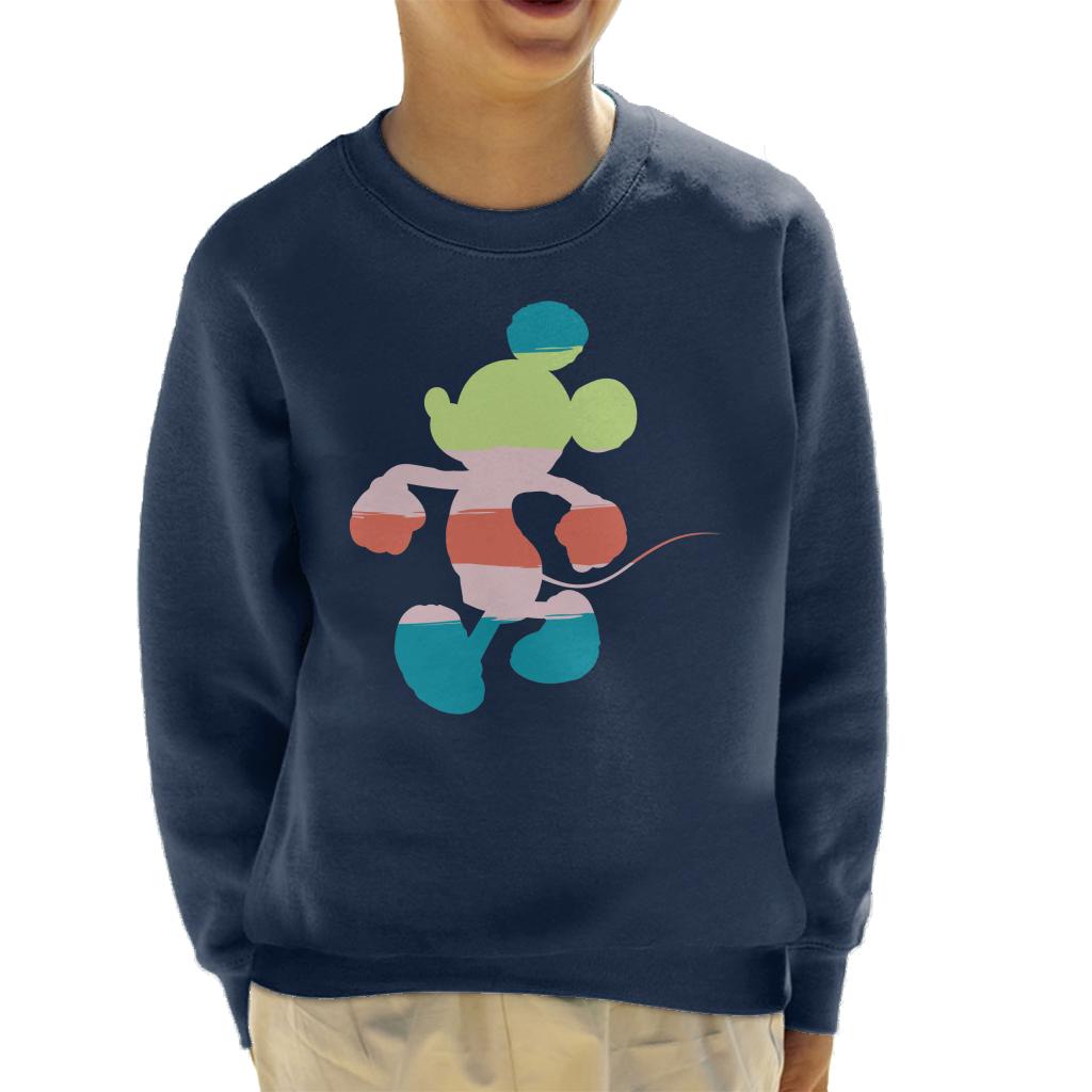 Disney Mickey Mouse Colour Silhouette Kid's Sweatshirt product image 4