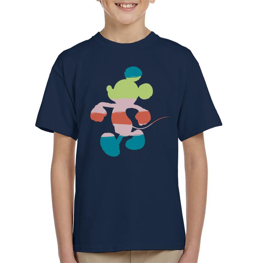 Disney Mickey Mouse Colour Silhouette Kid's T-Shirt product image 4