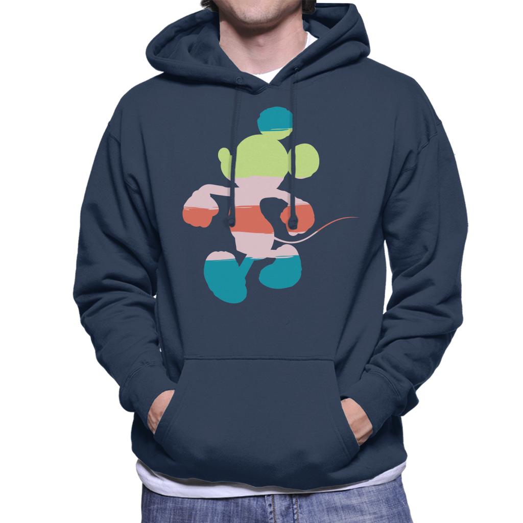 Disney Mickey Mouse Colour Silhouette Men's Hooded product image 4
