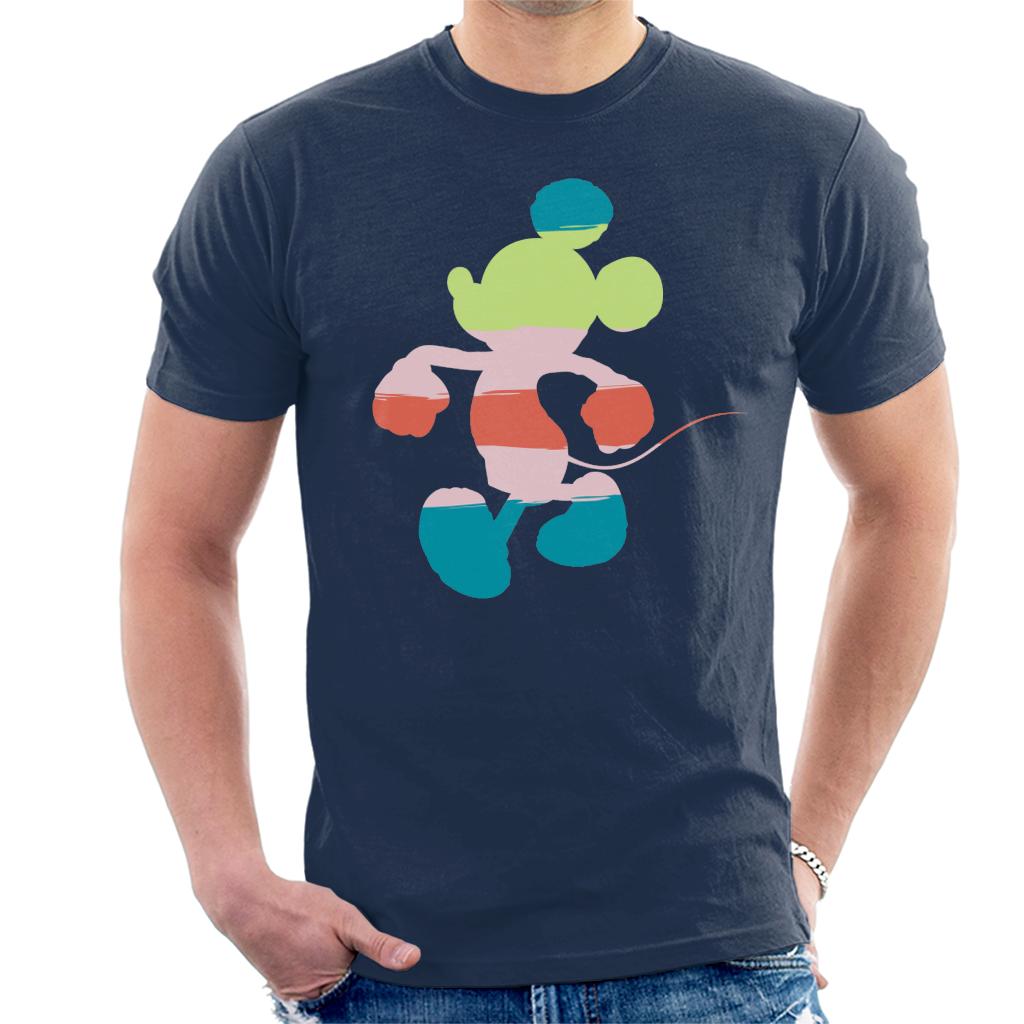 Disney Mickey Mouse Colour Silhouette Men's T-Shirt product image 4
