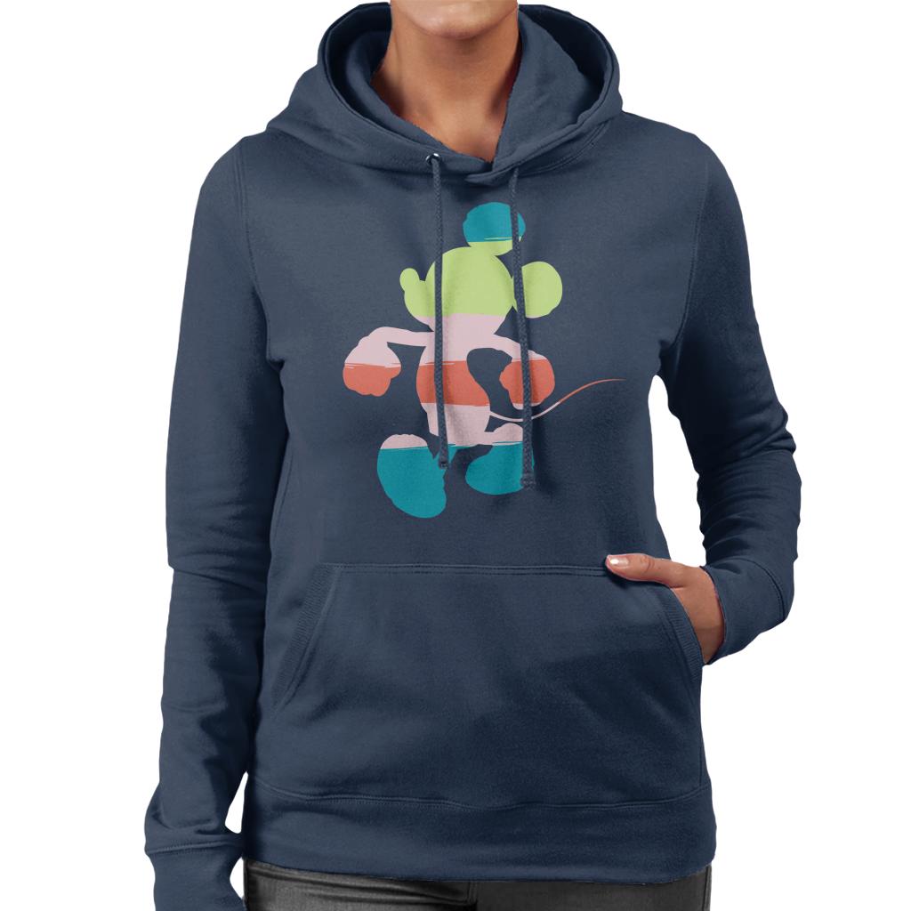 Disney Mickey Mouse Colour Silhouette Women's Hooded product image 4
