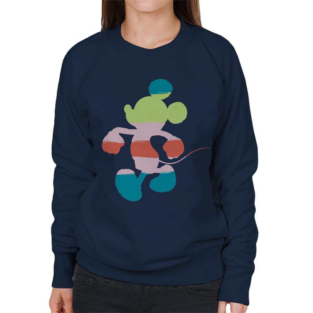 Disney Mickey Mouse Colour Silhouette Women's Sweatshirt product image 4