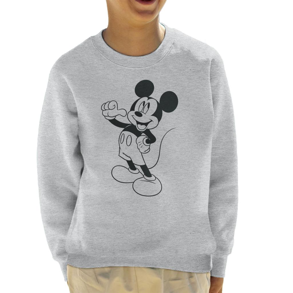 Disney Mickey Mouse Classic Black Sketch Kid's Sweatshirt product image 1