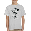 Disney Mickey Mouse Classic Black Sketch Kid's T-Shirt product image 1
