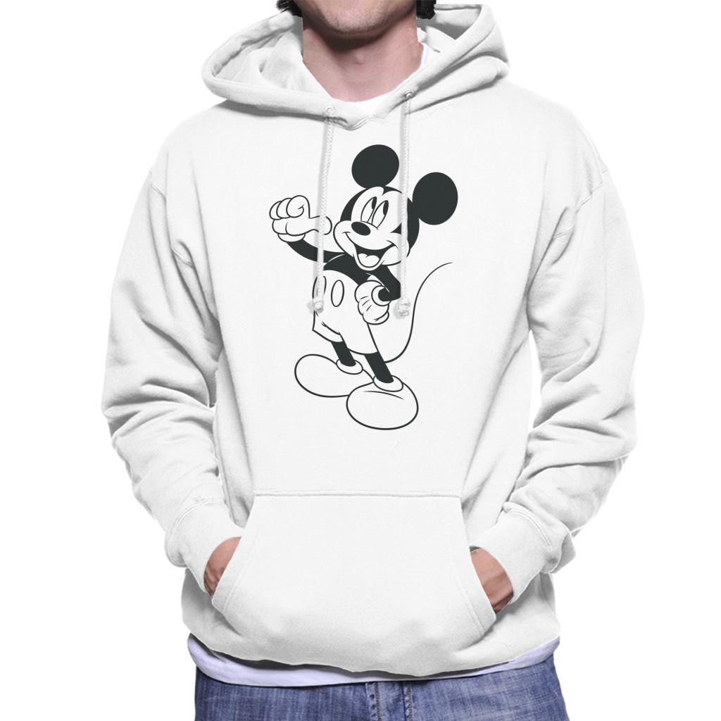 Disney Mickey Mouse Classic Black Sketch Men's Hooded product image 4