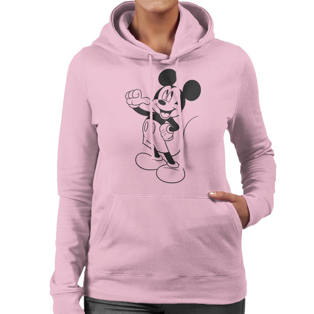 Disney Mickey Mouse Classic Black Sketch Women's Hooded product image 6