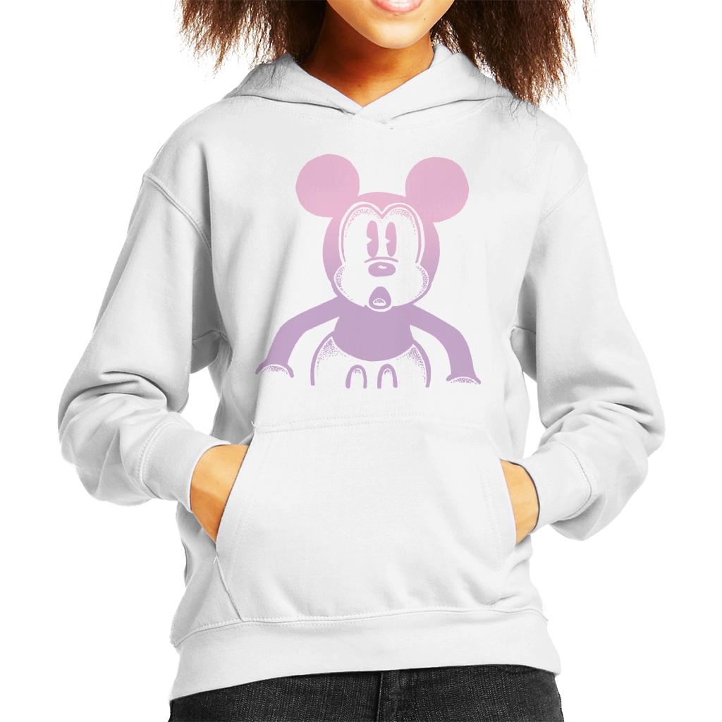 Disney Mickey Mouse Retro Silhouette Kid's Hooded Sweatshirt product image 1