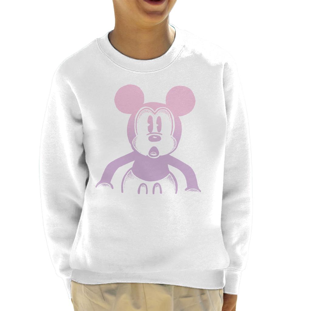 Disney Mickey Mouse Retro Silhouette Kid's Sweatshirt product image 1