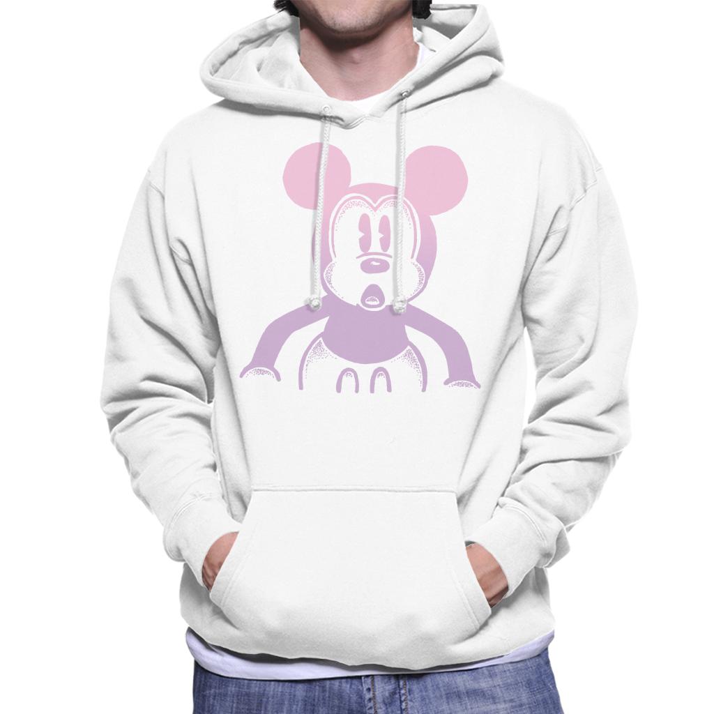 Disney Mickey Mouse Retro Silhouette Men's Hooded Sweatshirt product image 1