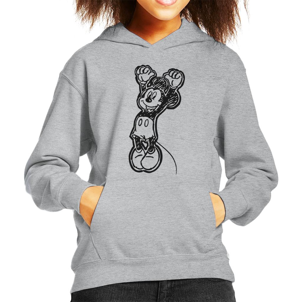 Disney Mickey Mouse Sketch Jump For Joy Kid's Hooded product image 1