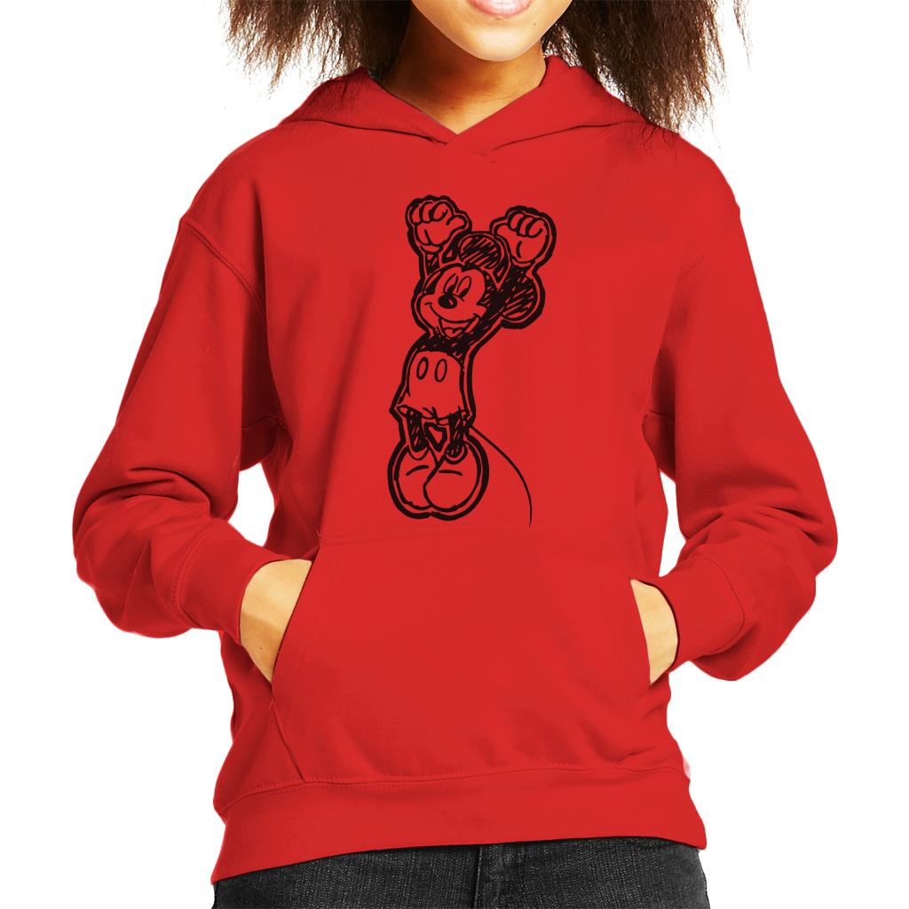 Disney Mickey Mouse Sketch Jump For Joy Kid's Hooded product image 4