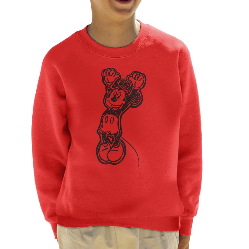 Disney Mickey Mouse Sketch Jump For Joy Kid's Sweatshirt product image 4