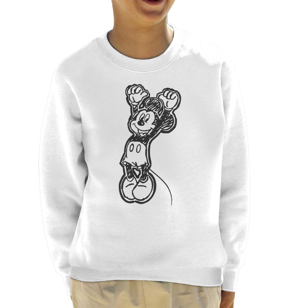 Disney Mickey Mouse Sketch Jump For Joy Kid's Sweatshirt product image 6