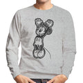 Disney Mickey Mouse Sketch Jump For Joy Men's Sweatshirt product image 1
