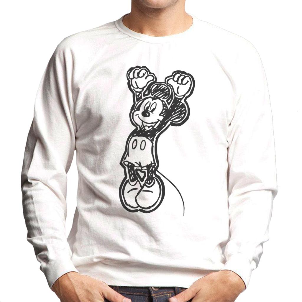 Disney Mickey Mouse Sketch Jump For Joy Men's Sweatshirt product image 4