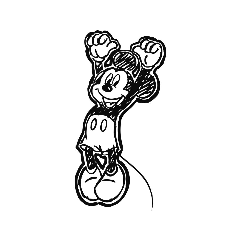Disney Mickey Mouse Sketch Jump For Joy Women's T-Shirt product image 5