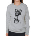 Disney Mickey Mouse Sketch Jump For Joy Women's Sweatshirt product image 1
