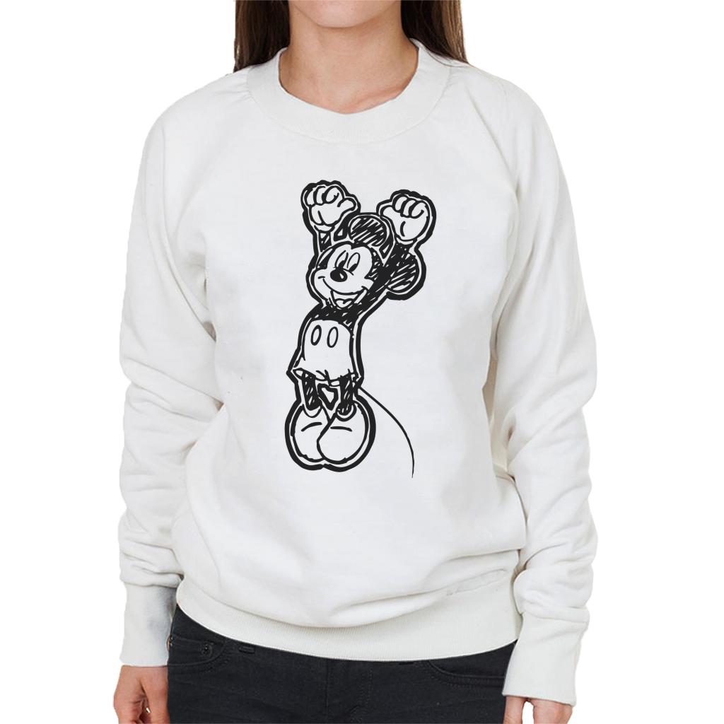 Disney Mickey Mouse Sketch Jump For Joy Women's Sweatshirt product image 4