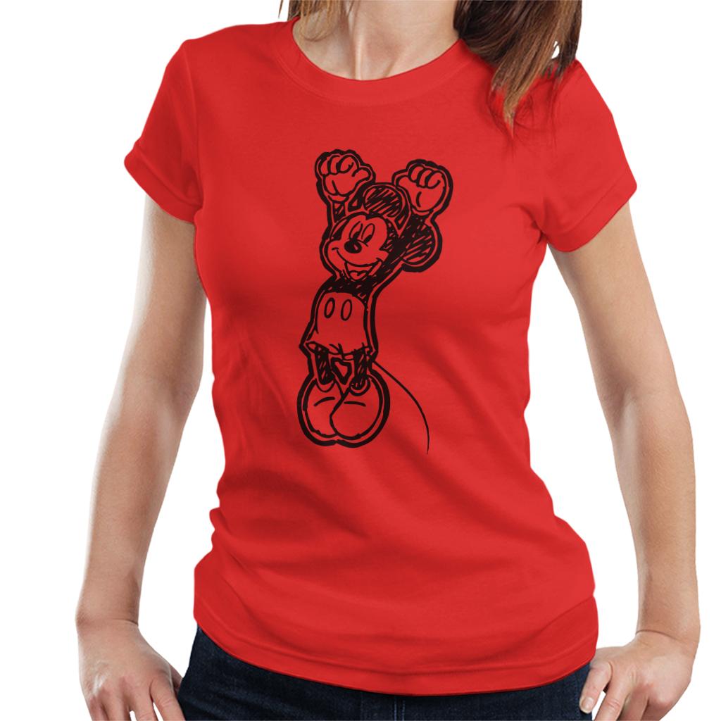 Disney Mickey Mouse Sketch Jump For Joy Women's T-Shirt product image 6