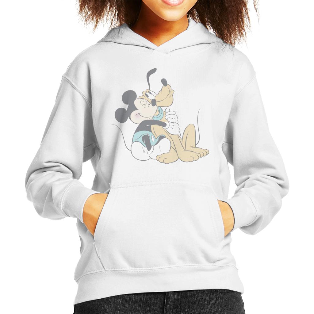Disney Mickey Mouse Pluto Hug Kid's Hooded Sweatshirt product image 1