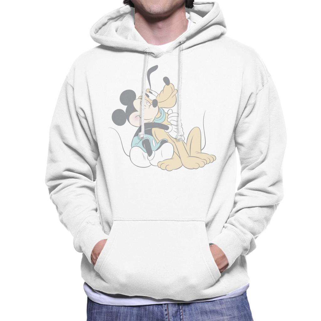 Disney Mickey Mouse Pluto Hug Men's Hooded Sweatshirt product image 1
