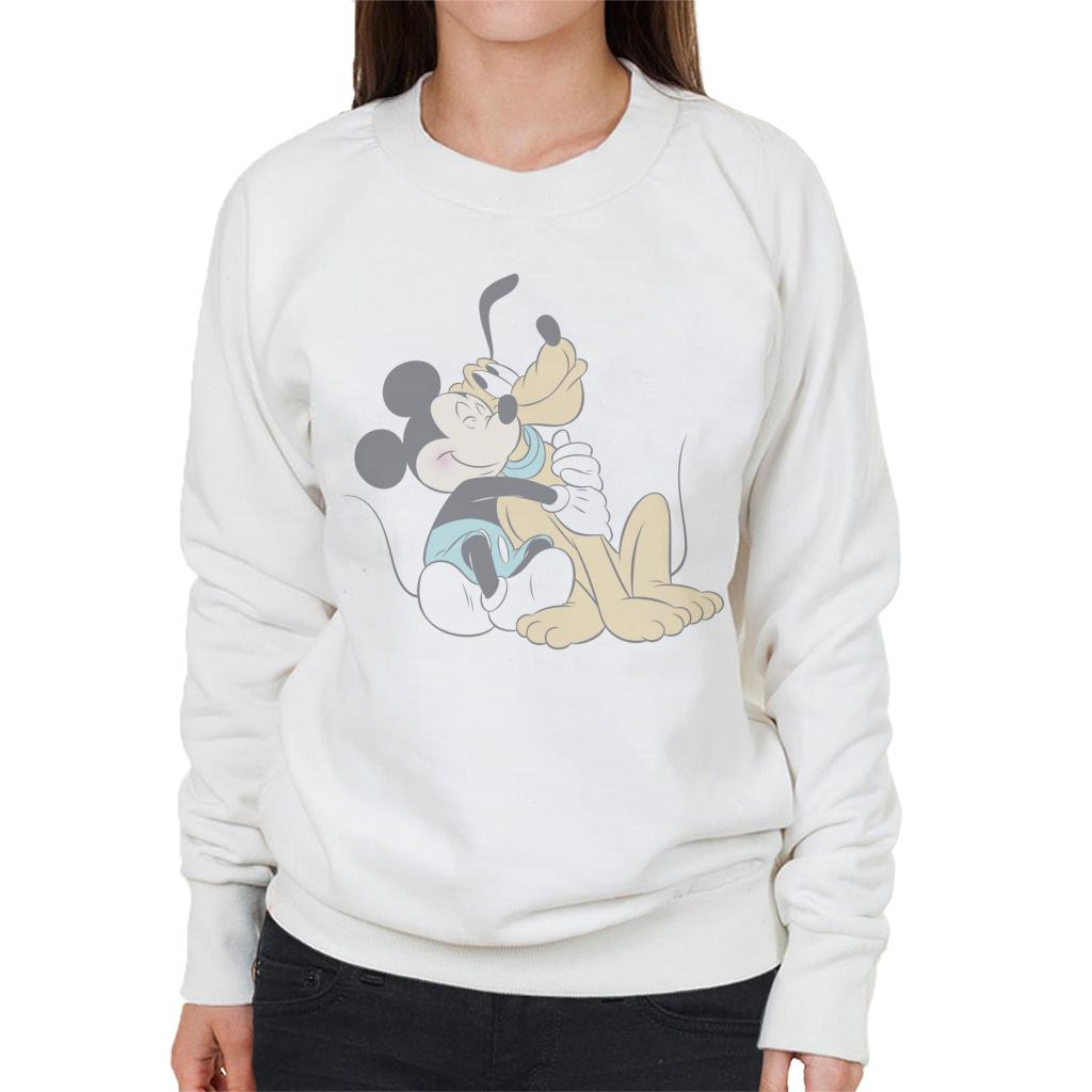 Disney Mickey Mouse Pluto Hug Women's Sweatshirt product image 1