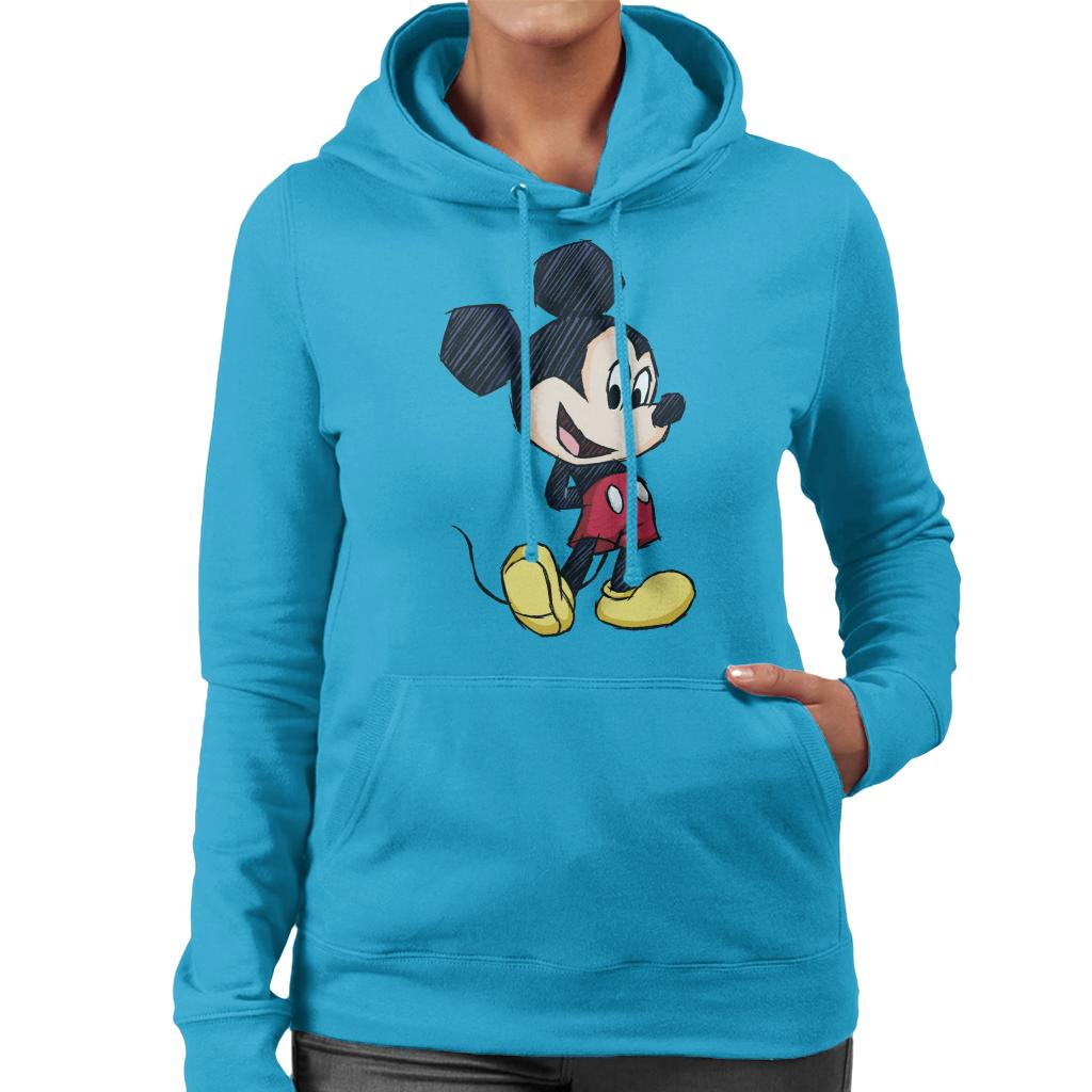 Disney Mickey Mouse Big Head Sketch Women's Hooded product image 6