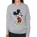 Disney Mickey Mouse Big Head Sketch Women's Sweatshirt product image 1